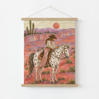 Desert Cowgirl Wall Art
