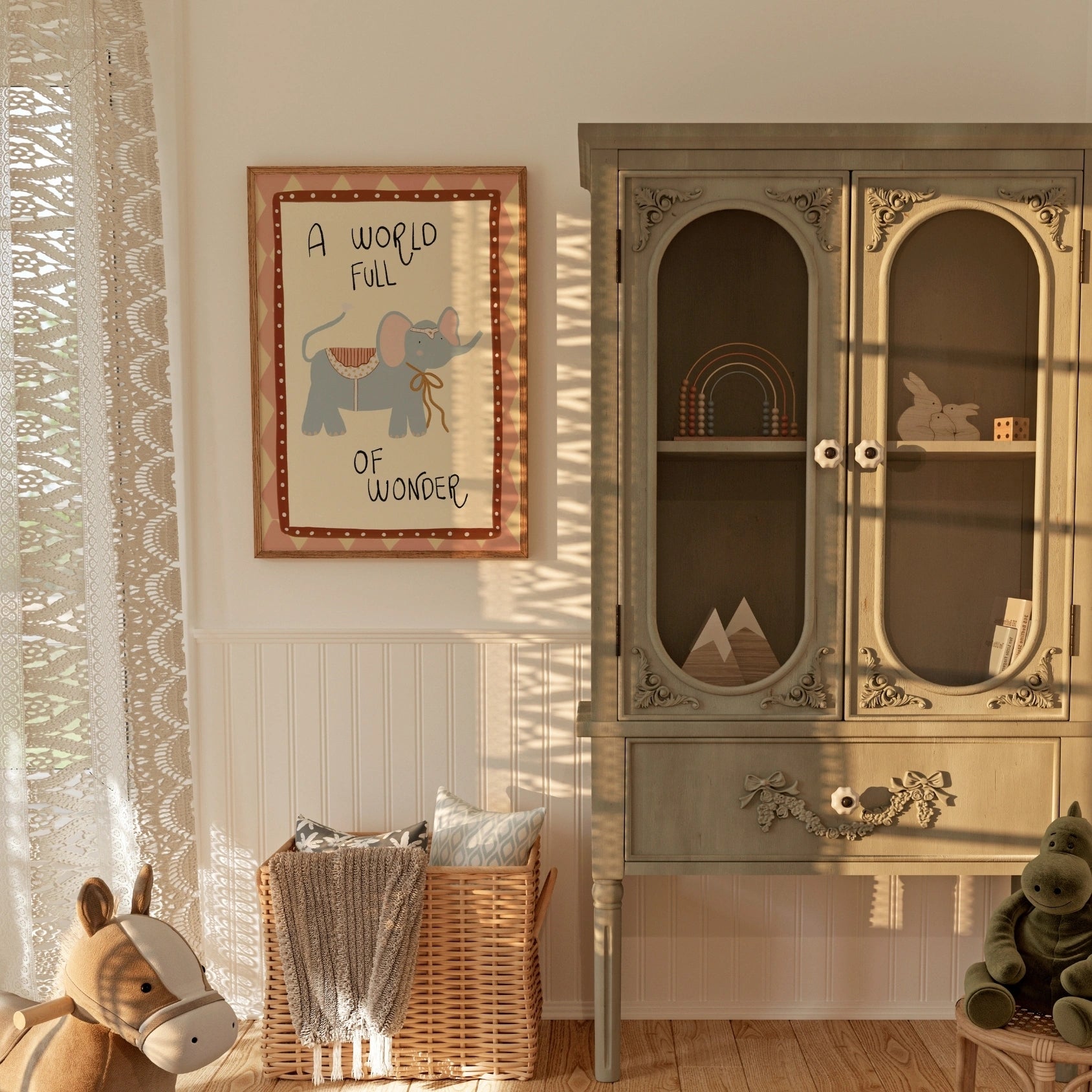 Stampa per bambini Un mondo pieno di meraviglie