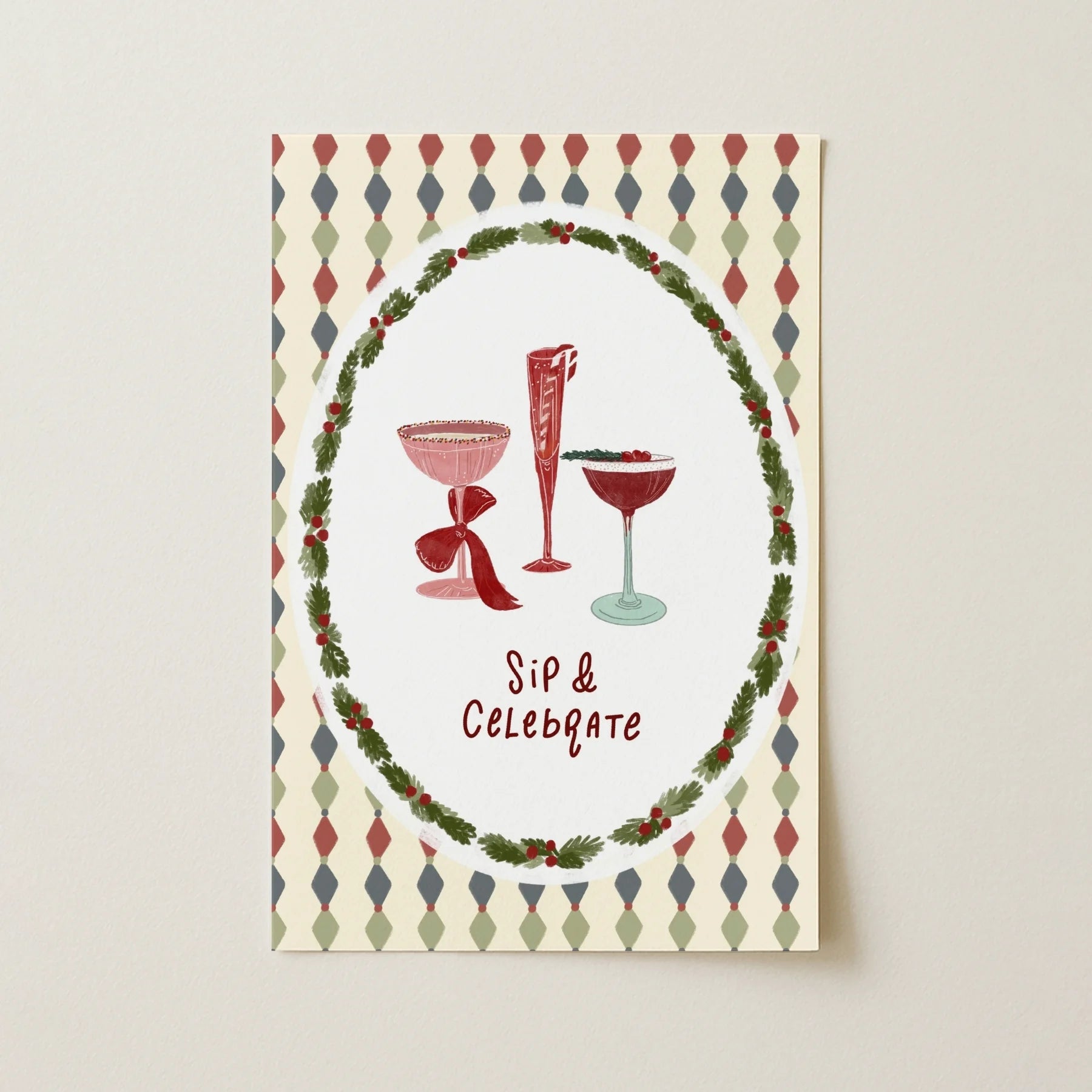Christmas Cocktails – Póster de Navidad