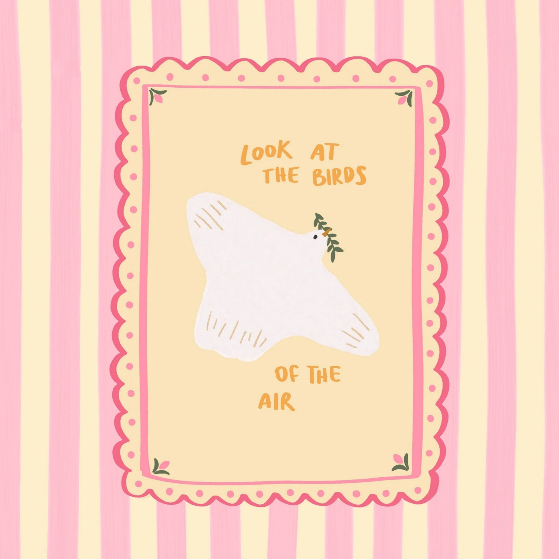 Art biblique au pastel tendre