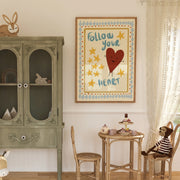 Follow Your Heart – Nursery & kids wall art