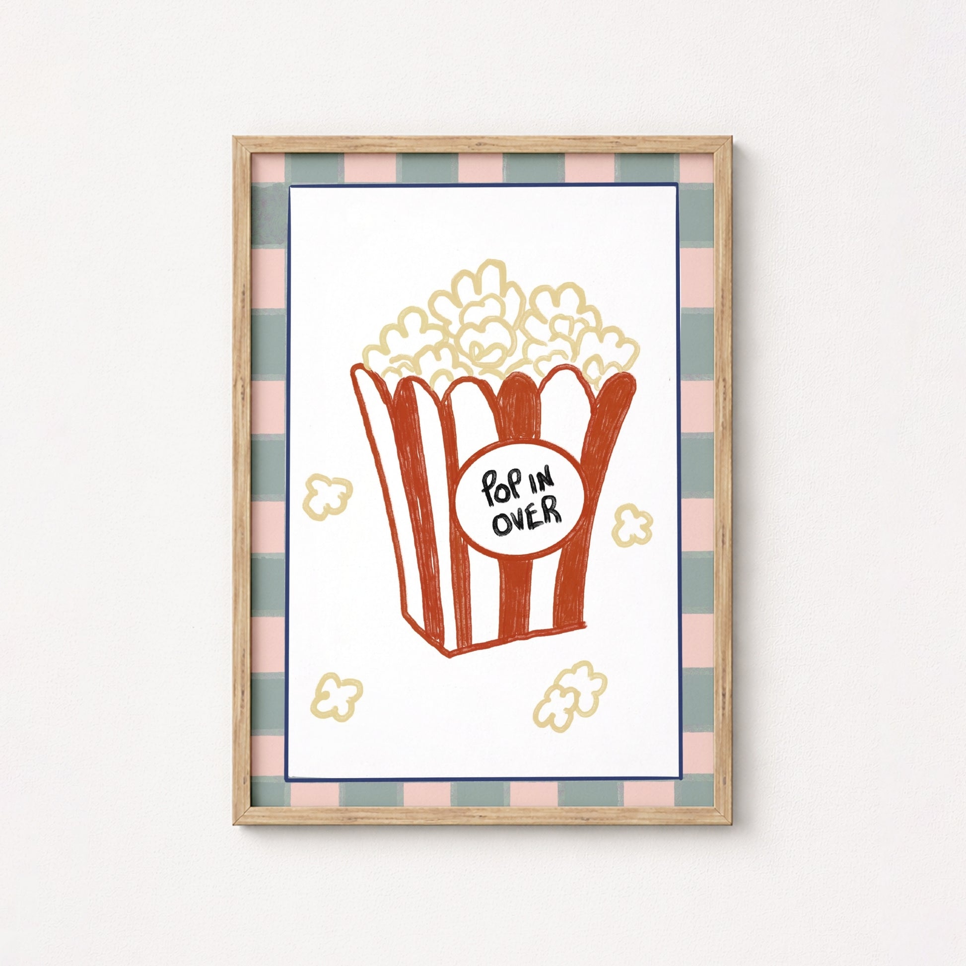 Popcorn Kitchen Wall Art, Kitchen Wall Decor
