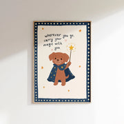Carry Your Magic Puppy – Nursery & kids wall art