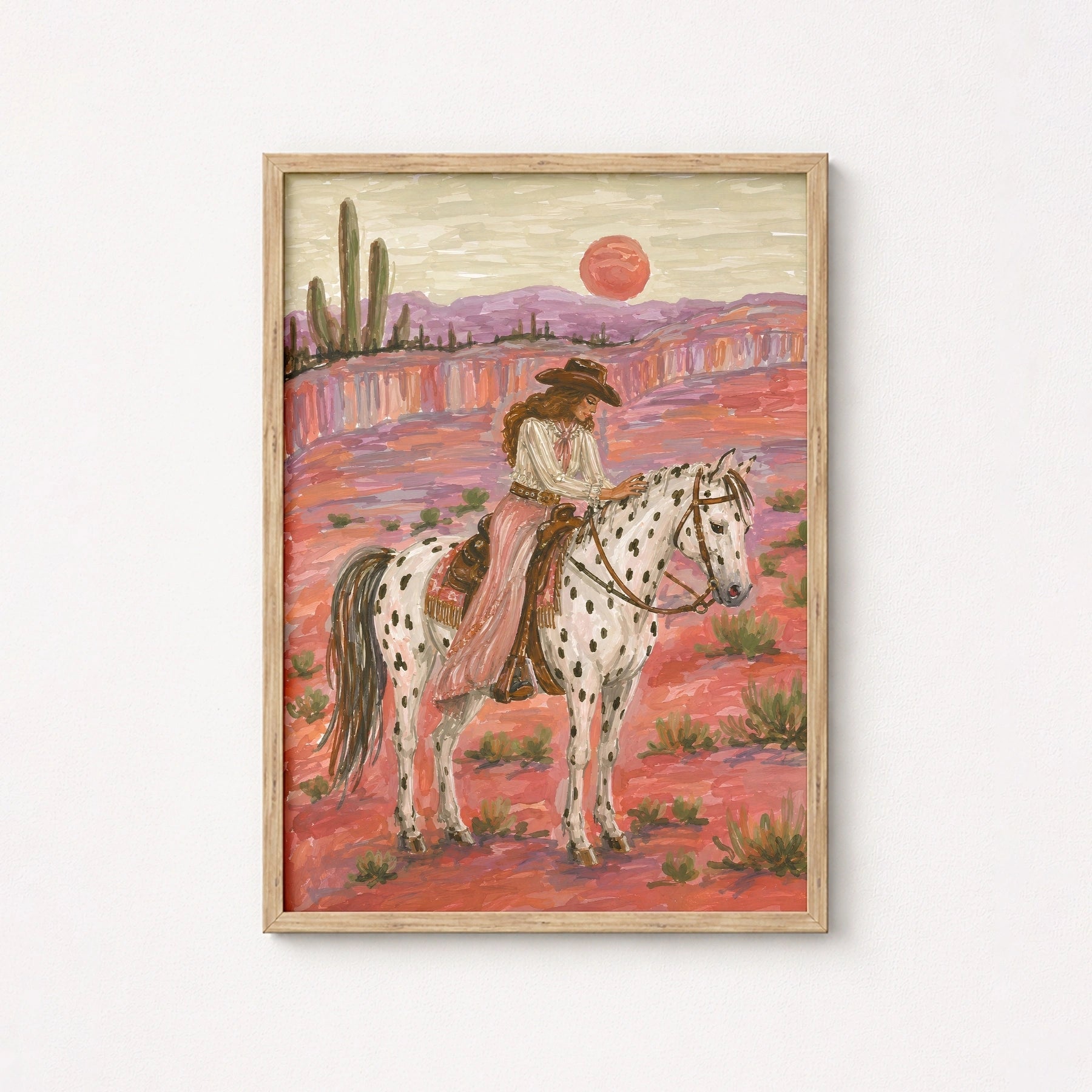 Desert Cowgirl Wall Art