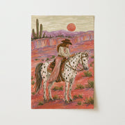 Desert Cowgirl – Coastal Wall Art