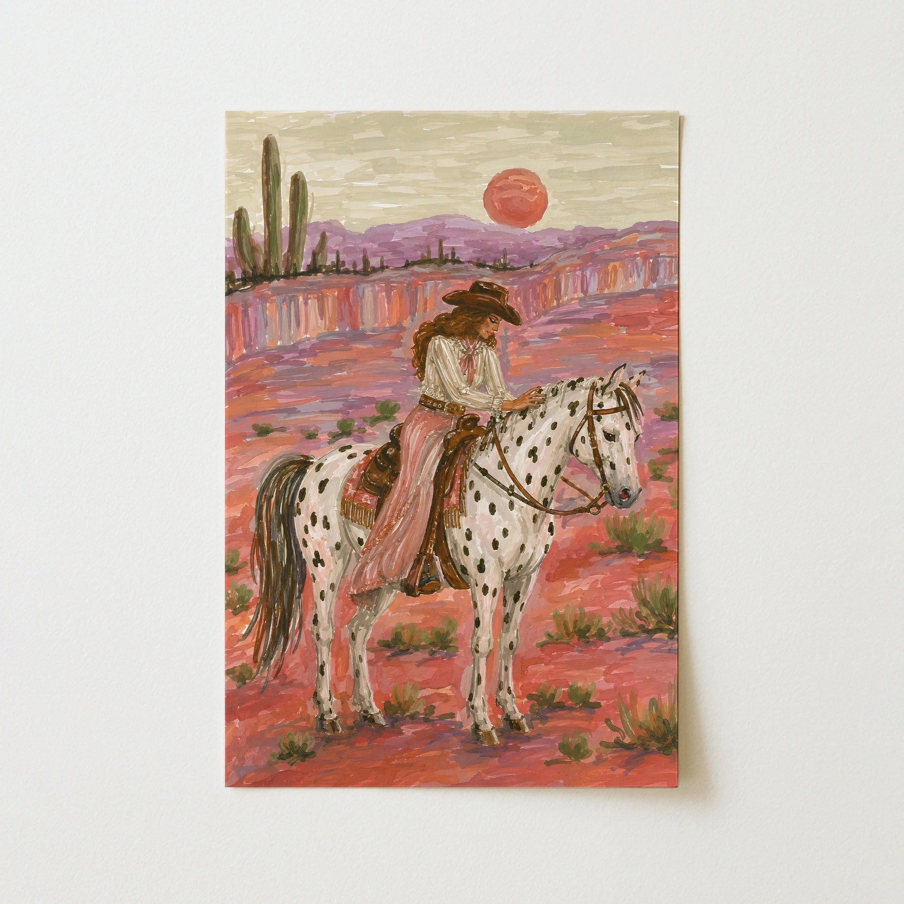 Desert Cowgirl Wall Art