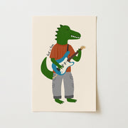 Rockstar Dinosaur – Nursery & kids wall art
