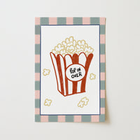 Popcorn Kitchen Wall Art, Kitchen Wall Decor