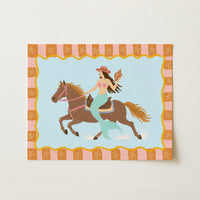 Mermaid Cowgirl Wall Art