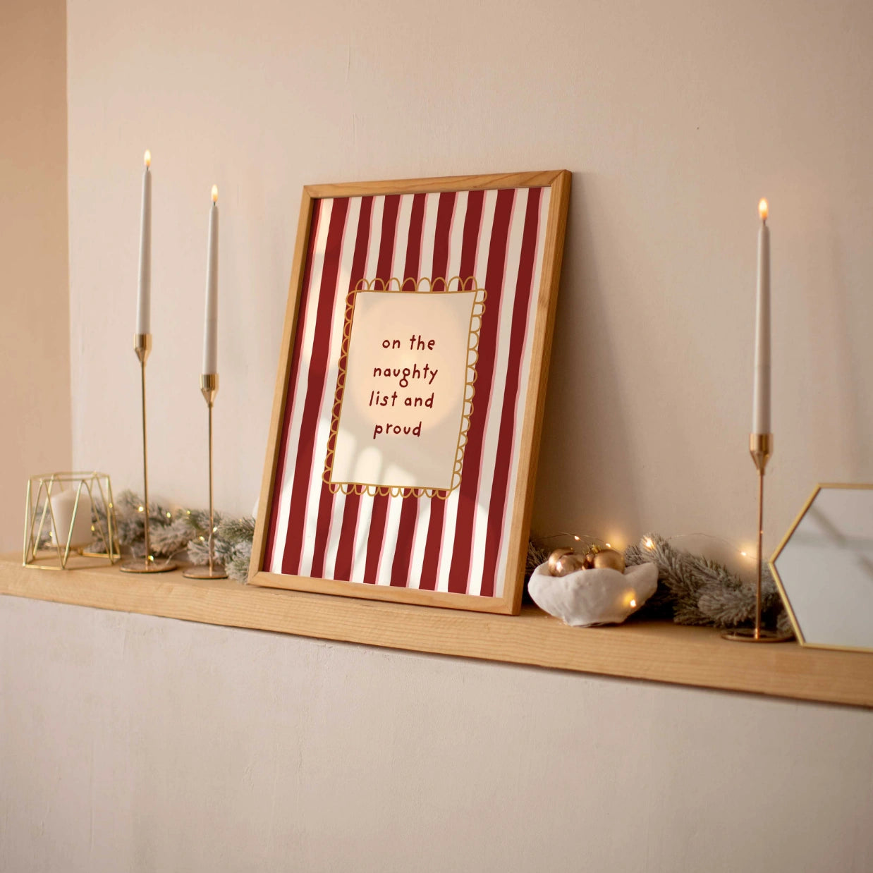 Naughty List and Proud Poster