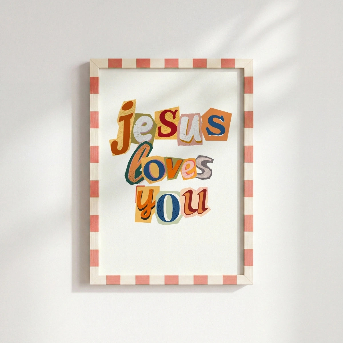 Colorful Bible Verse Decor, Christian Wall Decor