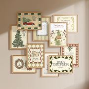 Vintage Christian Holiday Wall Art Set – 20 Printable Designs