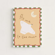 Moon and Stars Baby – Nursery & Kids Canvas Wall Art