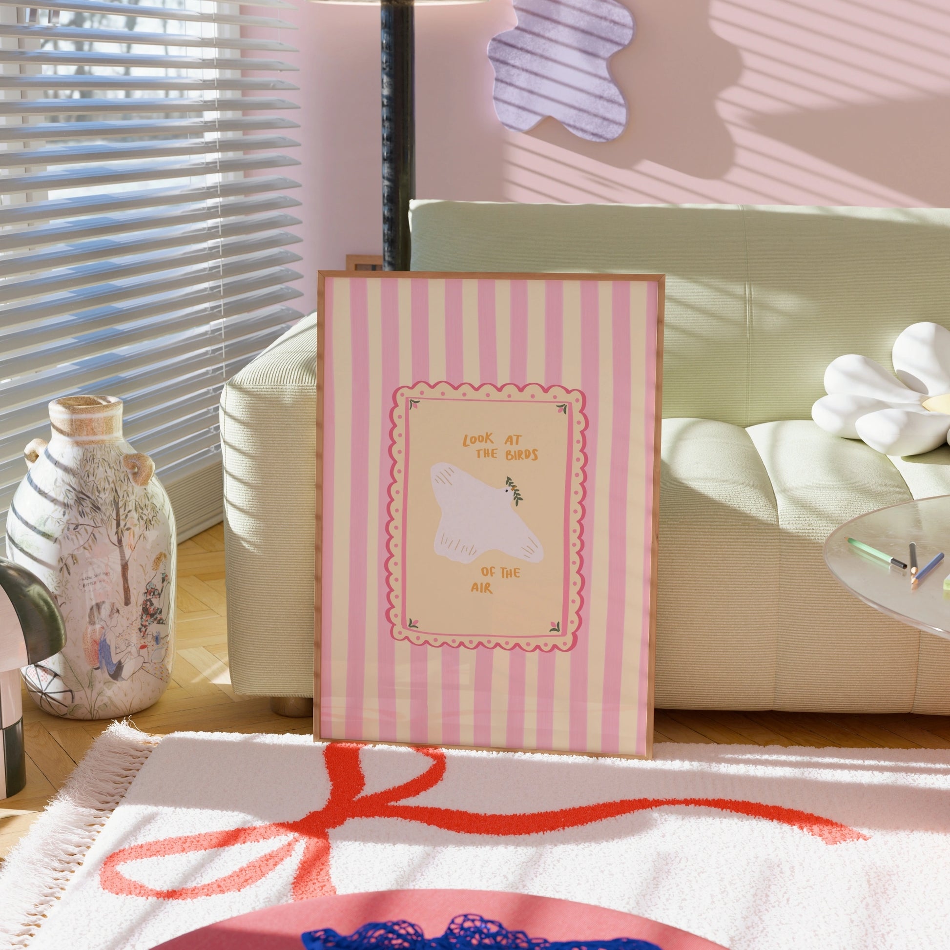 Art biblique au pastel tendre