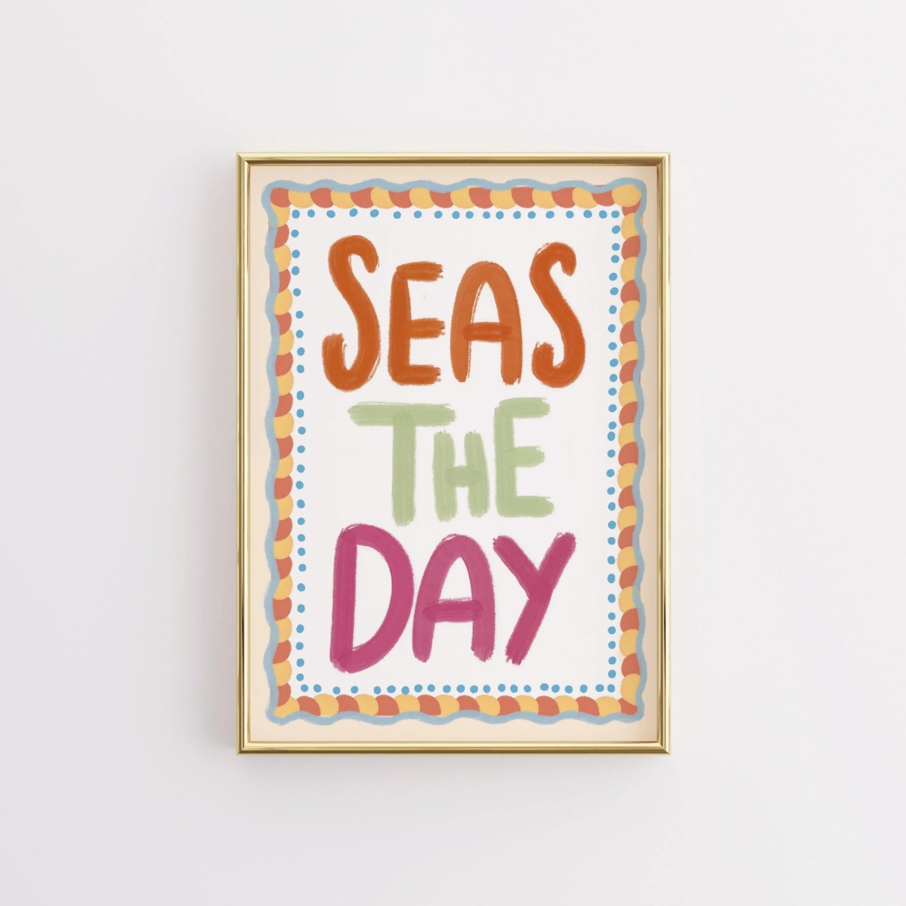 Trendy Coastal Quote Print, Coastal Wall Decor