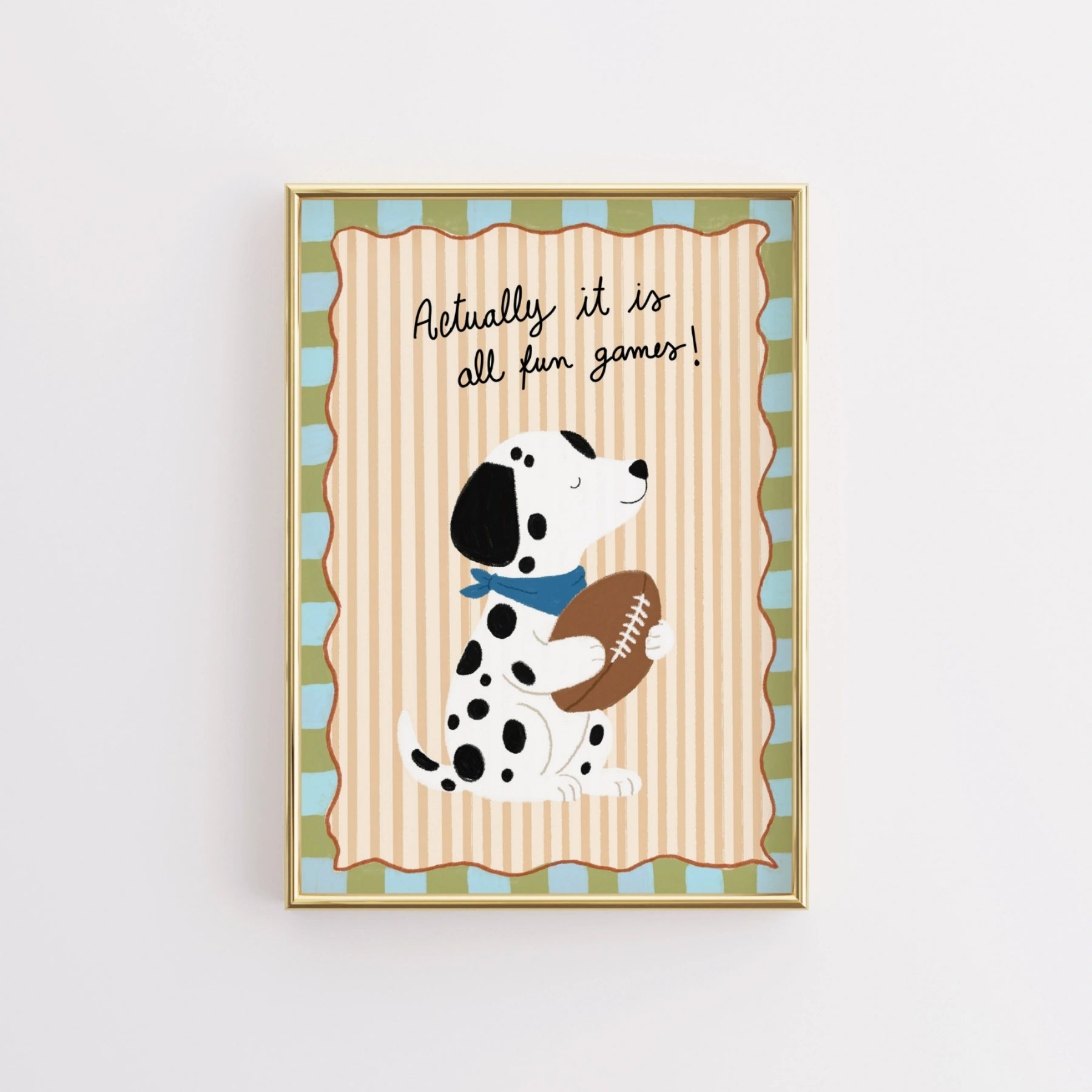 Whimsical Dalmatian Wall Art