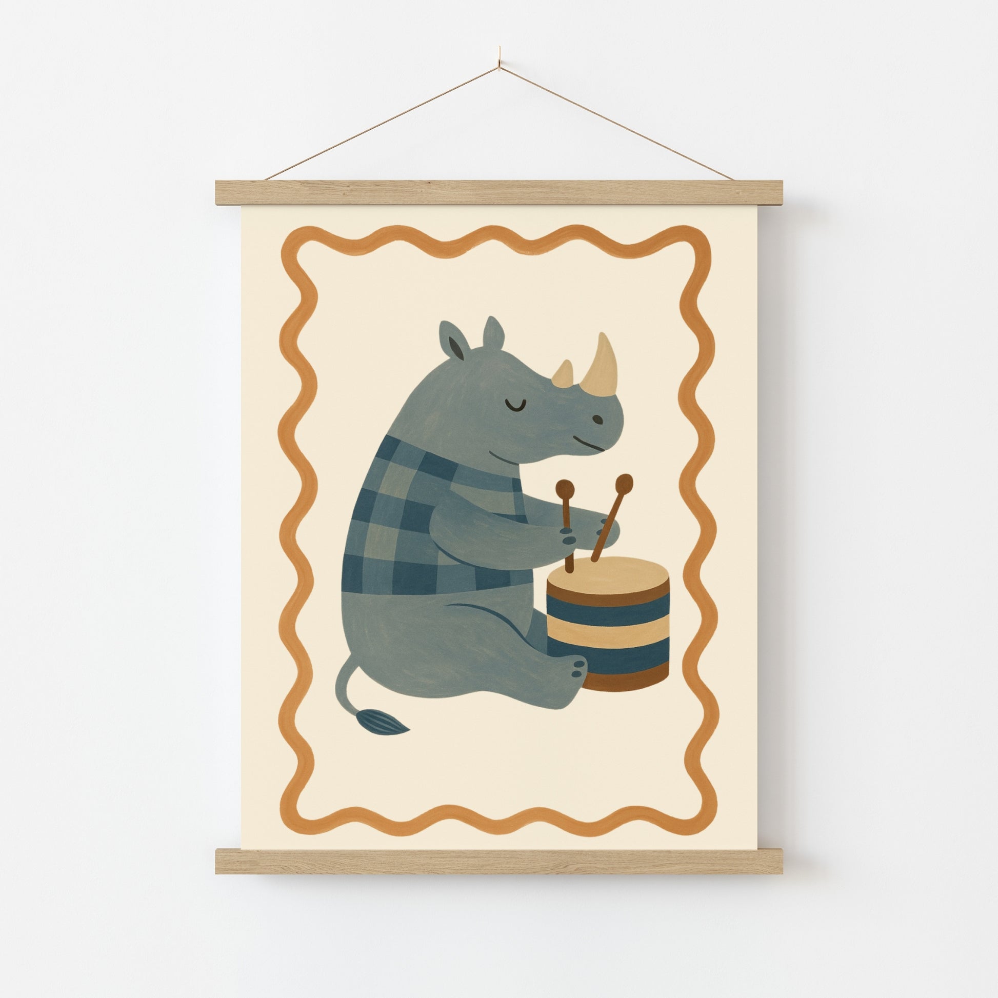 Poster giungla vintage, decorazioni murali circo