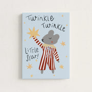 Twinkle Little Star Mouse – Nursery & Kids Canvas Wall Art