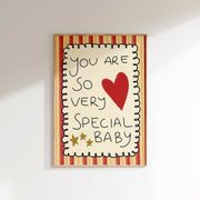 You Are So Very Special Baby Red Heart – Nursery & Kids Wall Art