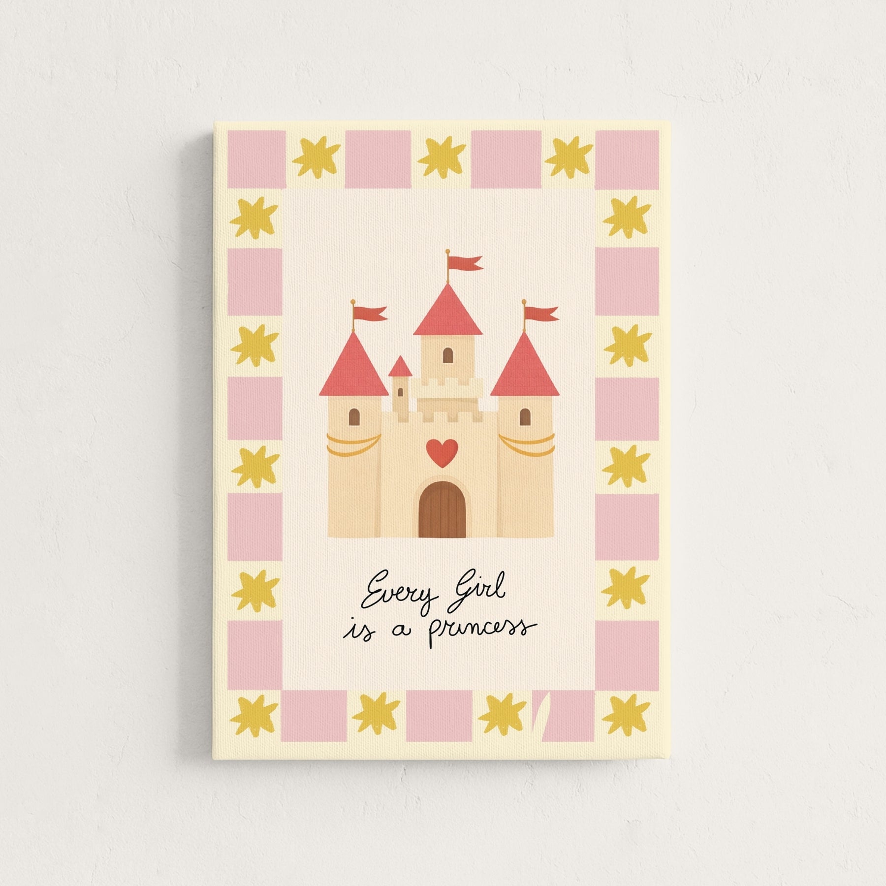 Fairytale Castle Canvas Wall Art