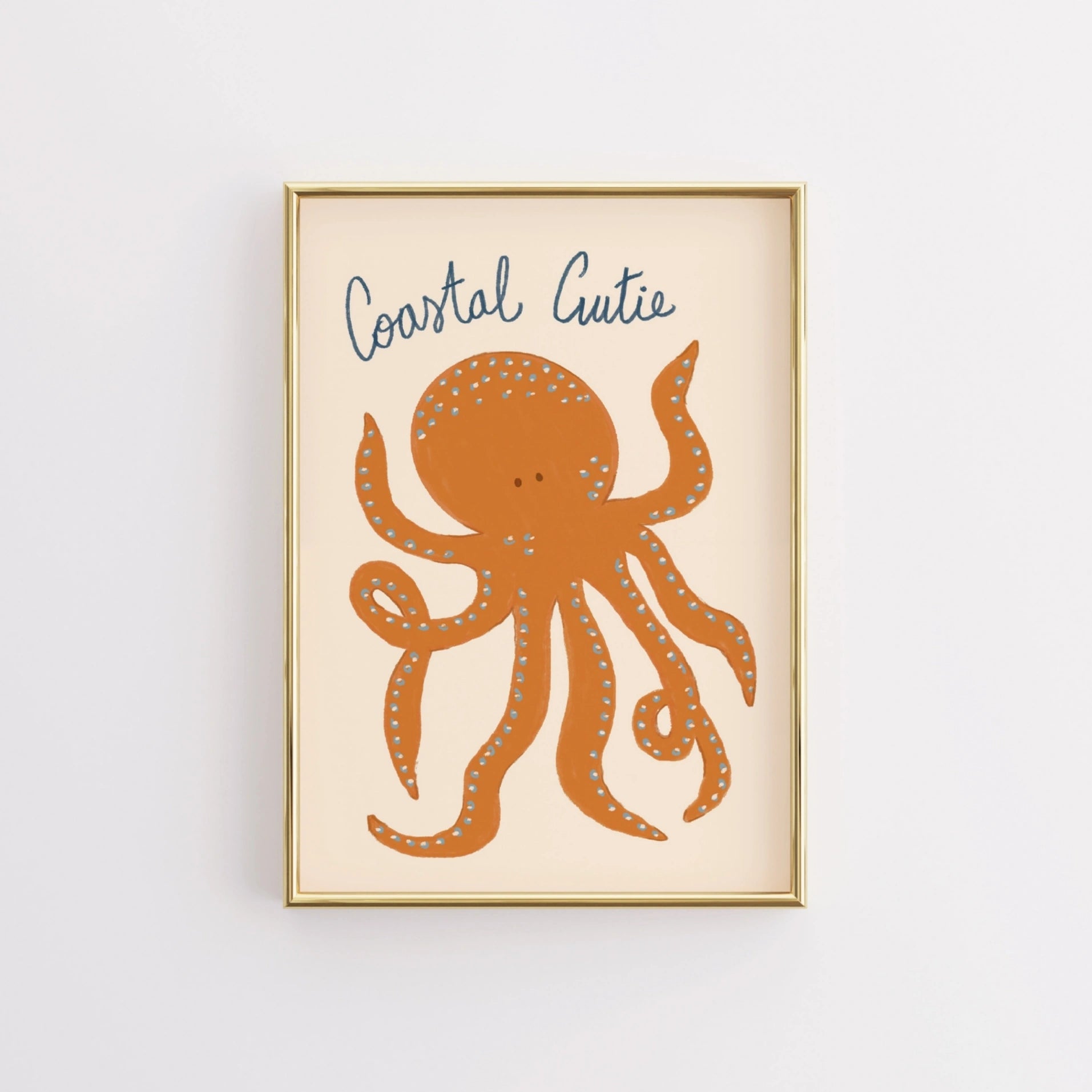 Affiche murale pieuvre