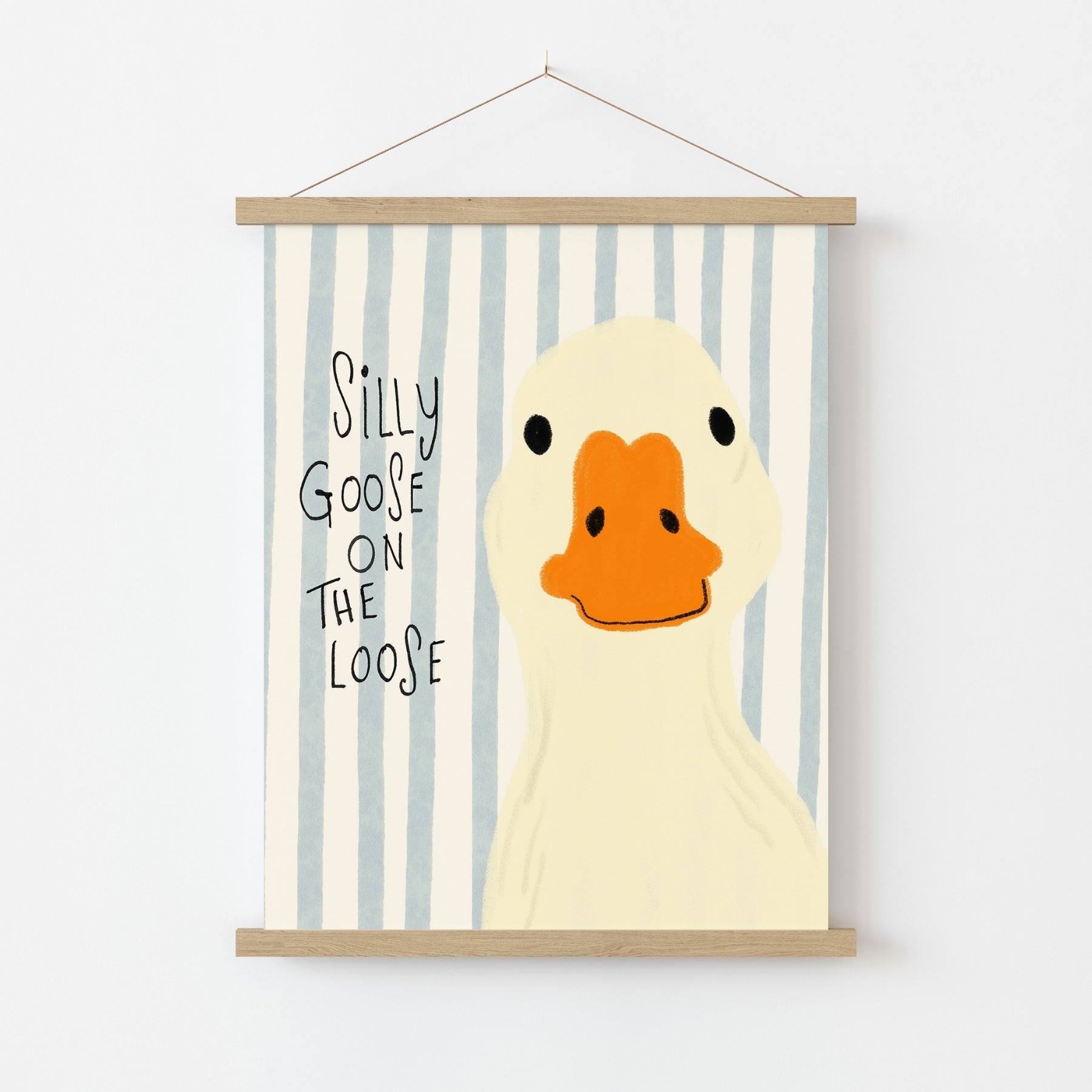 Silly Goose Nursery Print