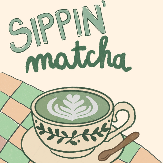 Matcha Wall Art – Cozy Kitchen Decor
