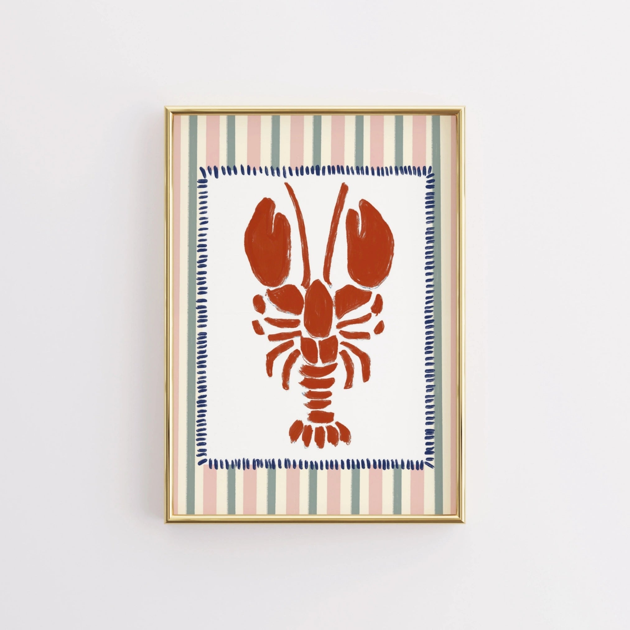 Decorazione murale per la tavola da pranzo italiana – Stampa di pasta, vino e cucina