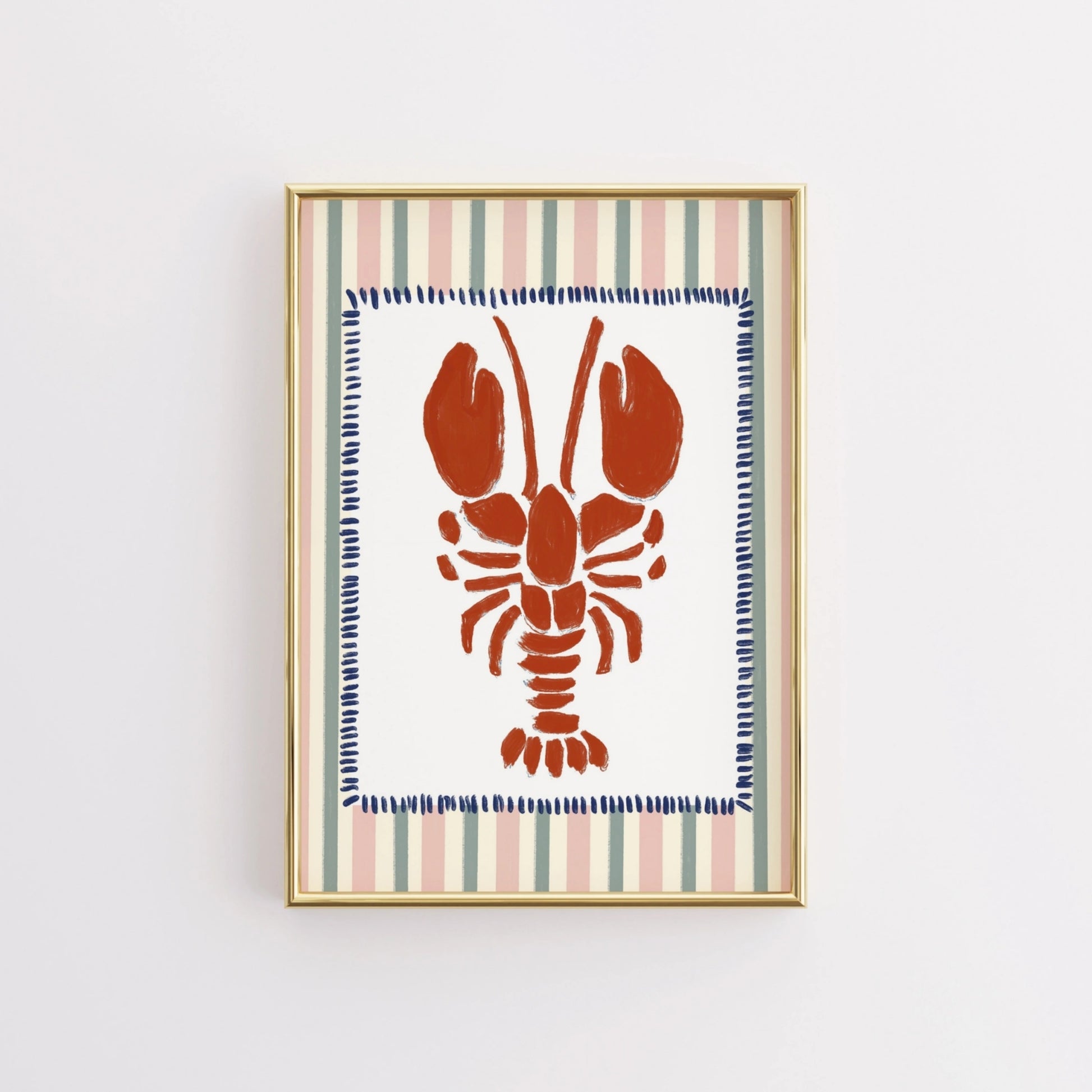 Decorazione murale per la tavola da pranzo italiana – Stampa di pasta, vino e cucina