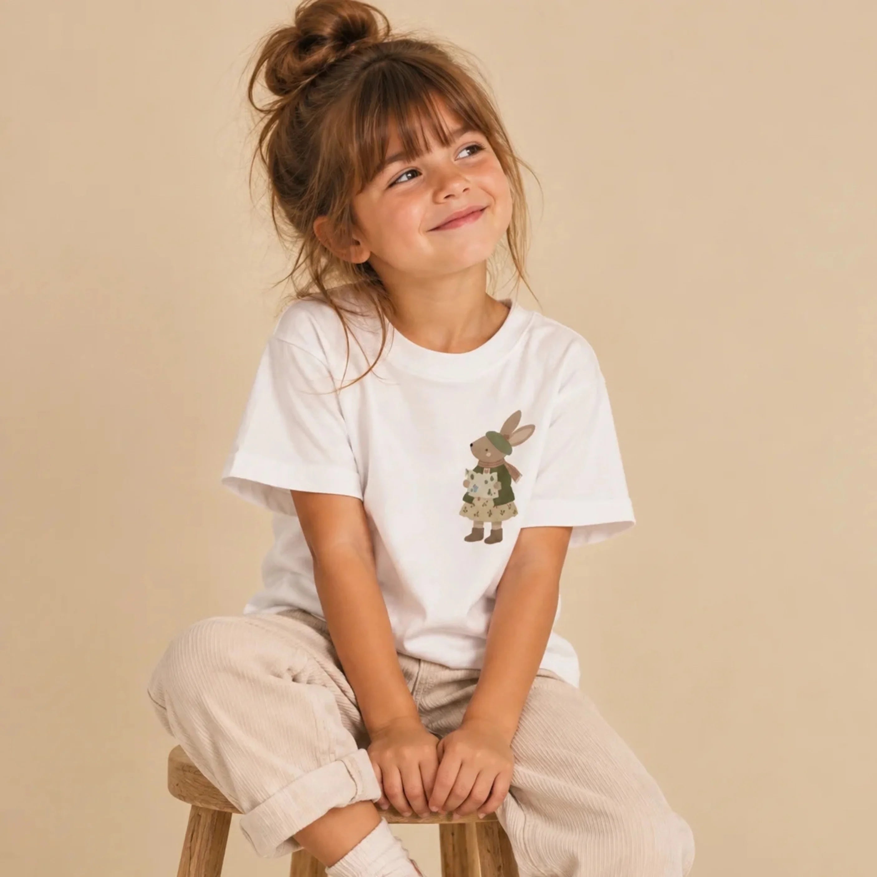 Off We Go Bunny – Premium Toddler T-Shirt