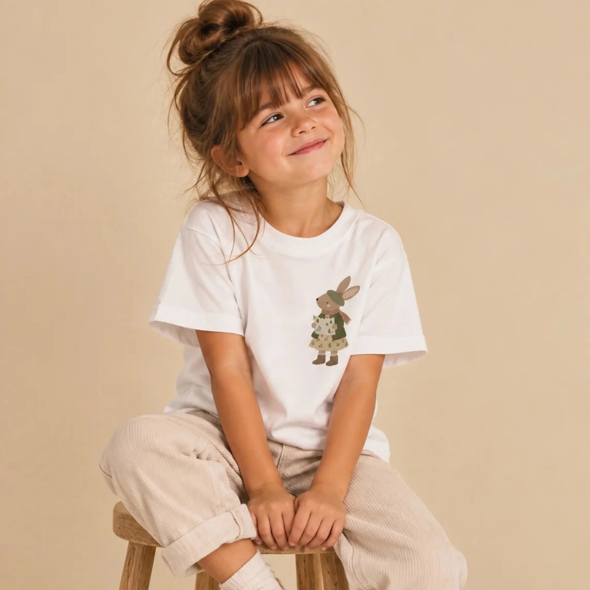 Off We Go Bunny – Premium Toddler T-Shirt