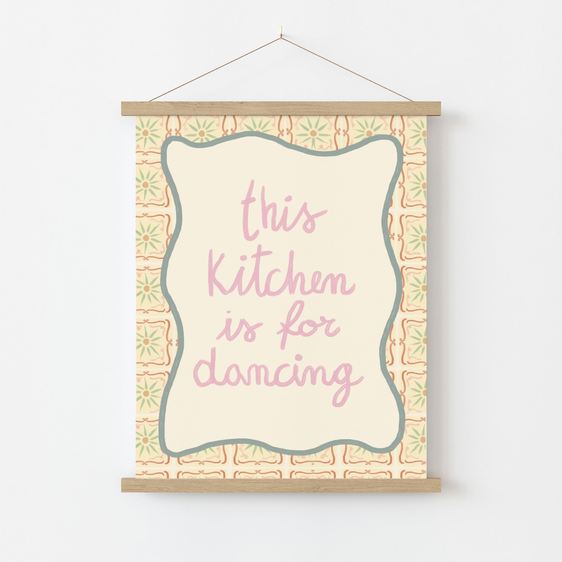 This Kitchen Is for Dancing Wall Art