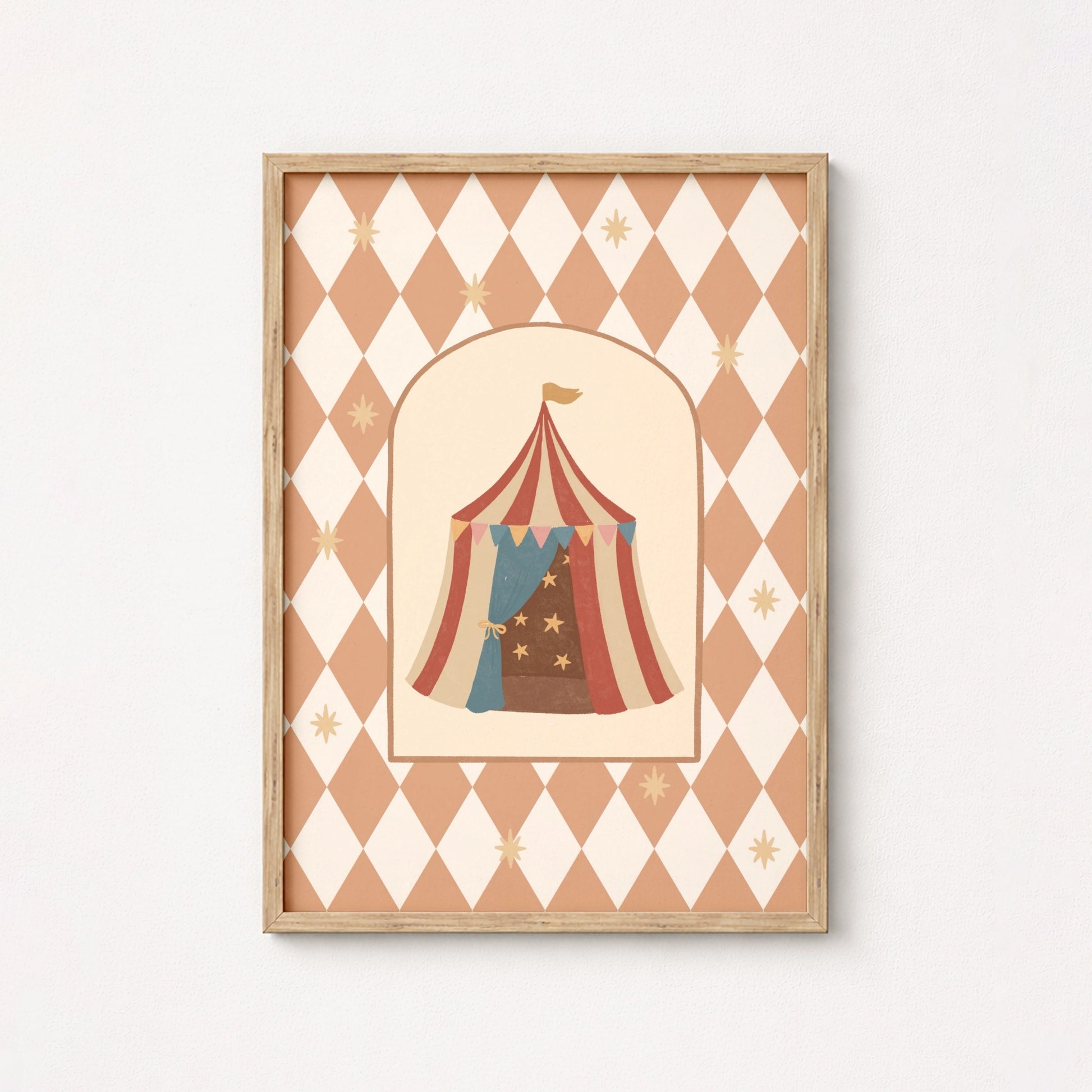 Retro Circus Tent – Nursery & kids wall art