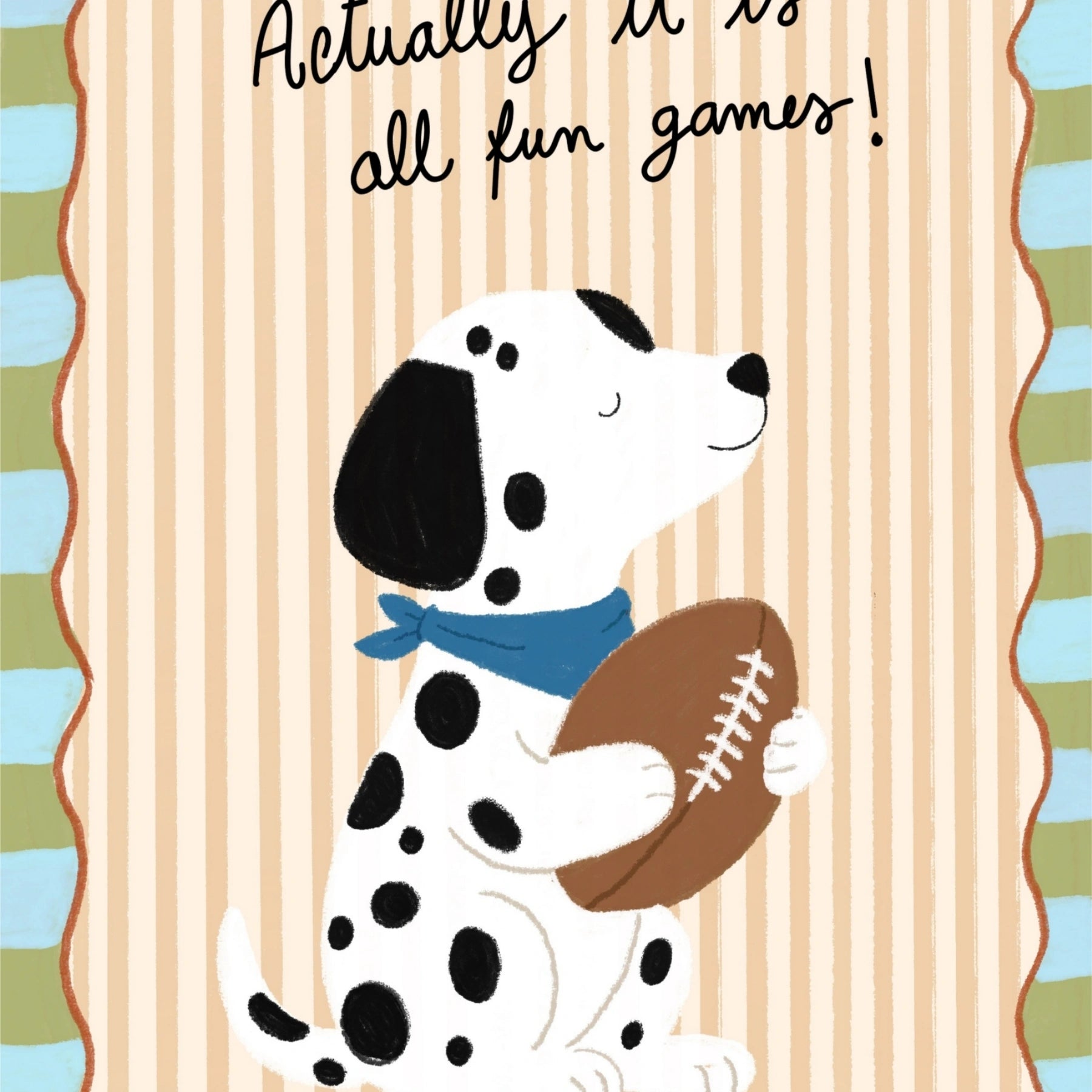 Whimsical Dalmatian Wall Art