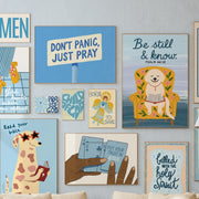 Blue Christian Wall Art Bundle – 100+ Printable Designs