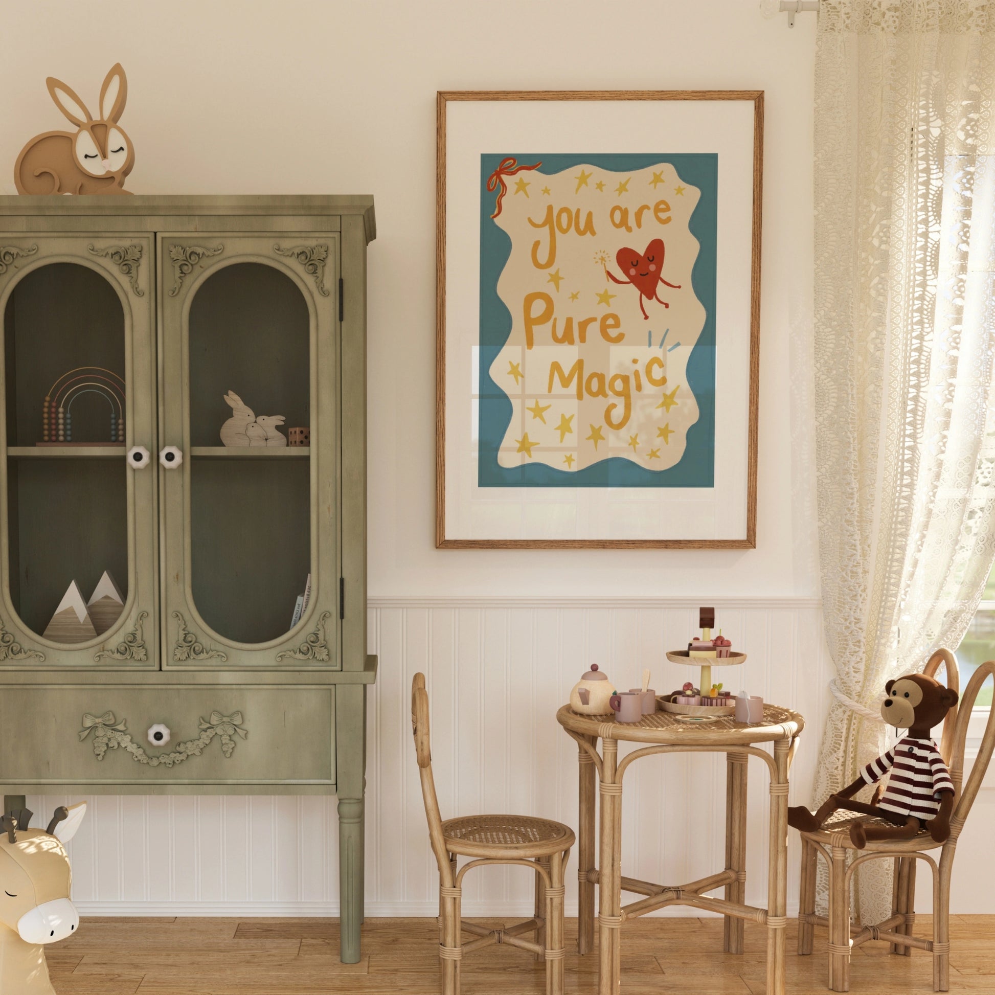 Retro Playroom Poster