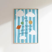 Space Quote – Nursery & kids wall art