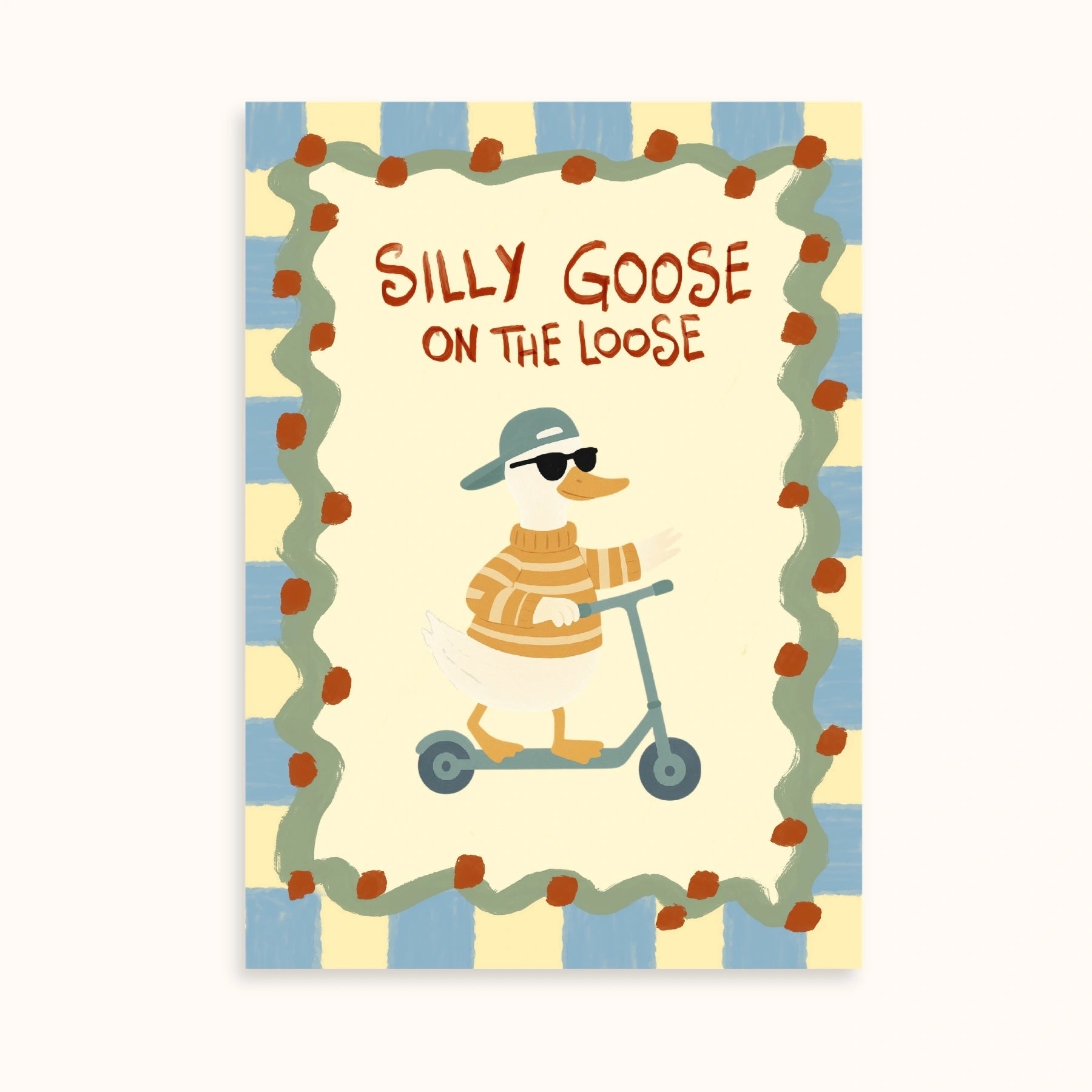 Set di 2 stampe giocose da parete per cameretta bambini
