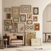 Vintage Christian Holiday Wall Art Set – 20 Printable Designs