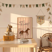 Vintage Horse – Poster per bambini
