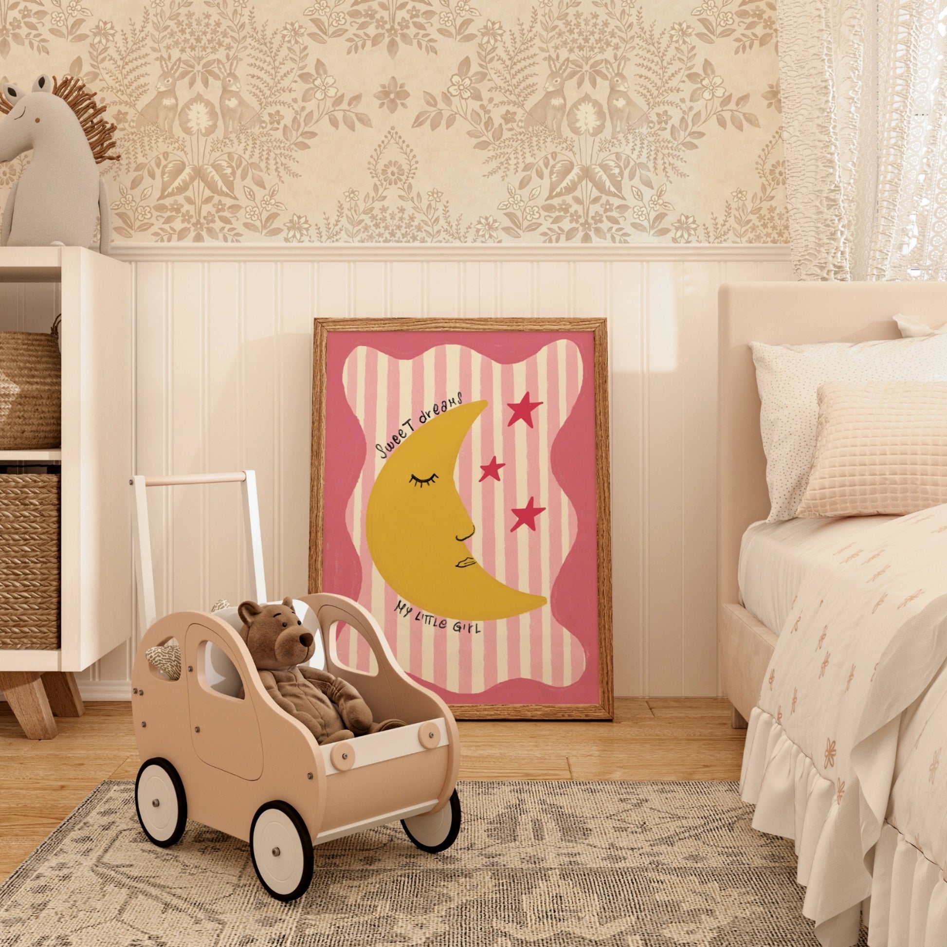 Affiche pour chambre d'enfant « Doux rêves »