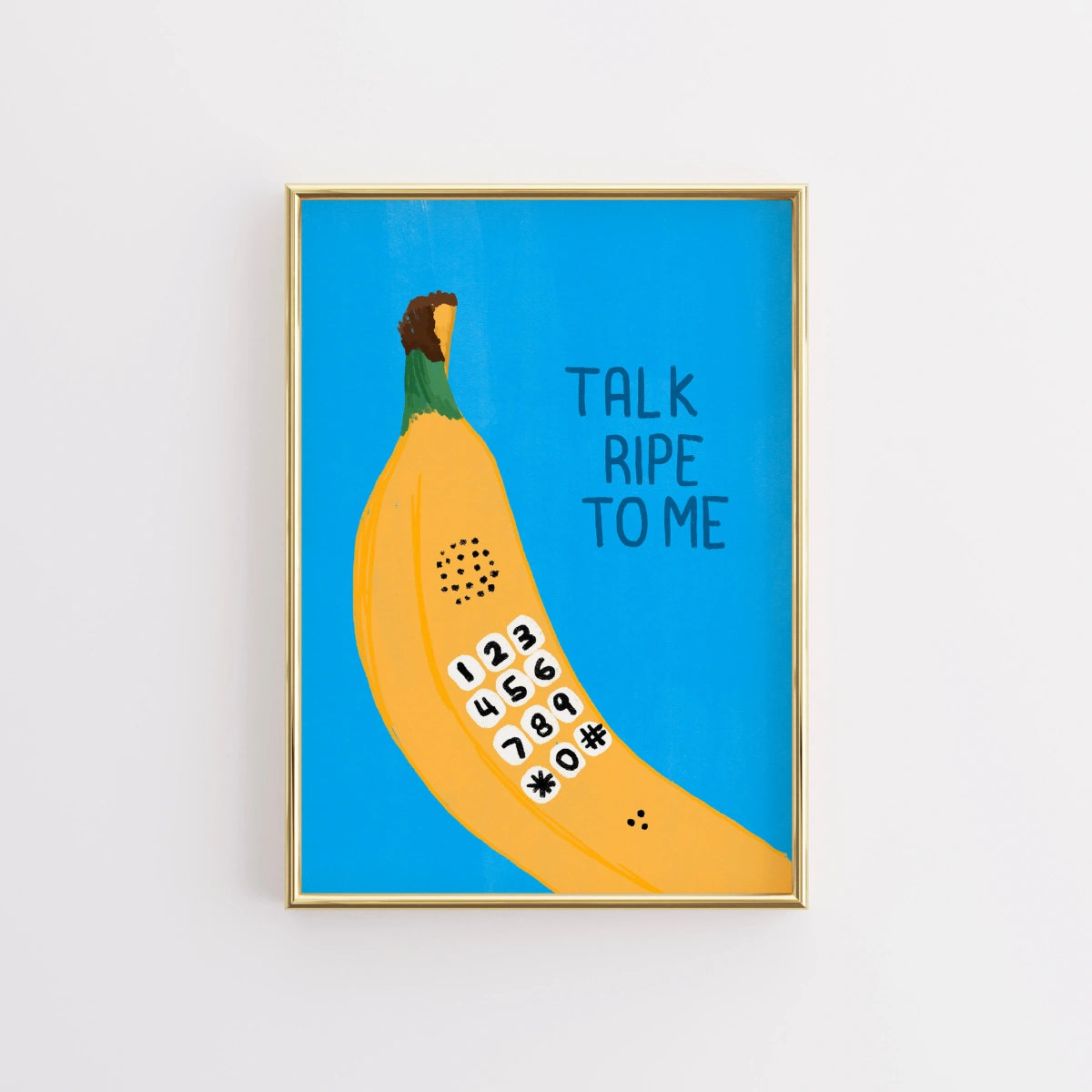 Talk Ripe to Me Wall Art – Funny Fruit Printable
