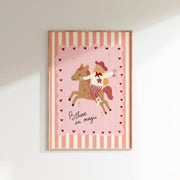 Whimsical Horse, Nursery & kids wall art