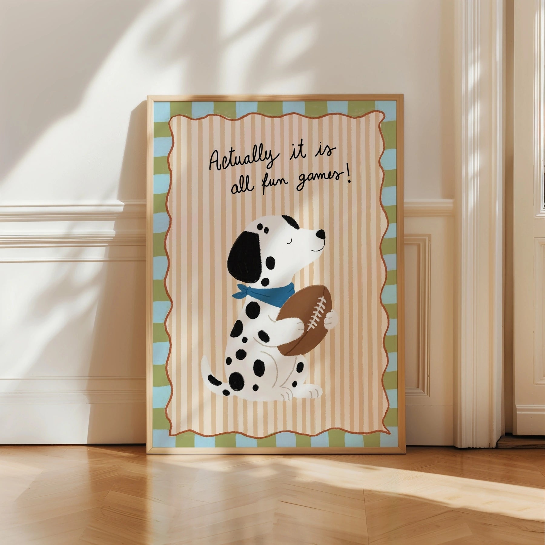 Whimsical Dalmatian Wall Art
