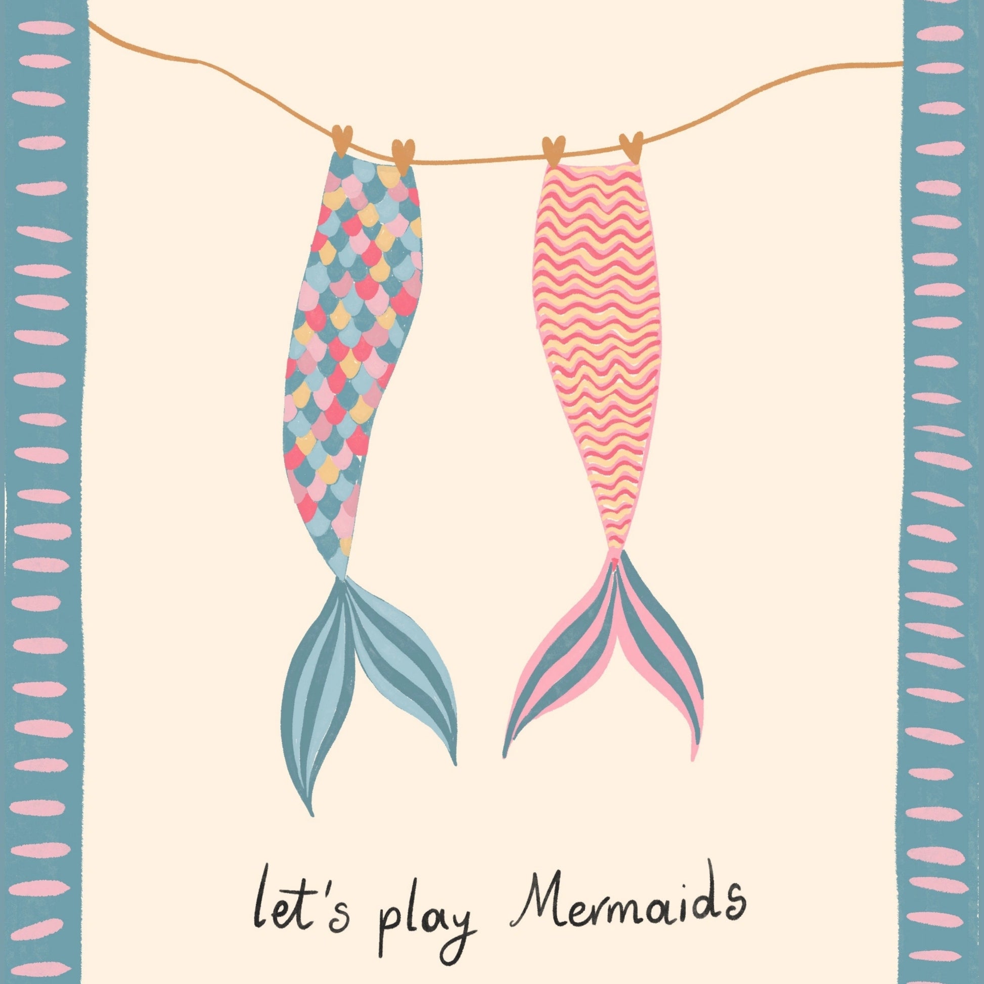 Mermaid Tail Wall Art