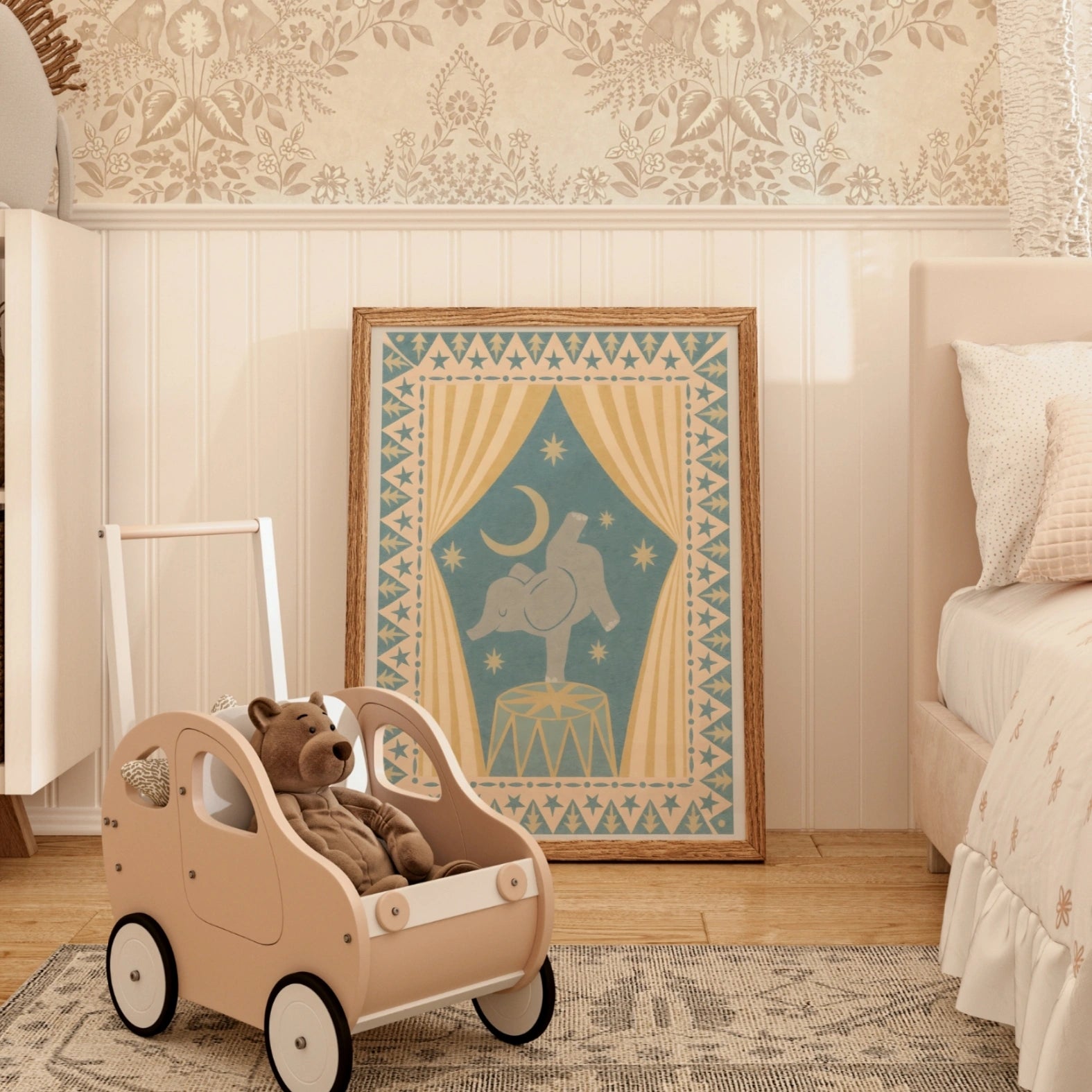 Elephant Circus Print