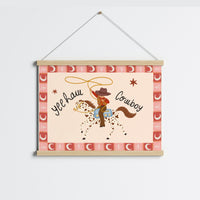 Yeehaw Cowboy Nursery Wall Art