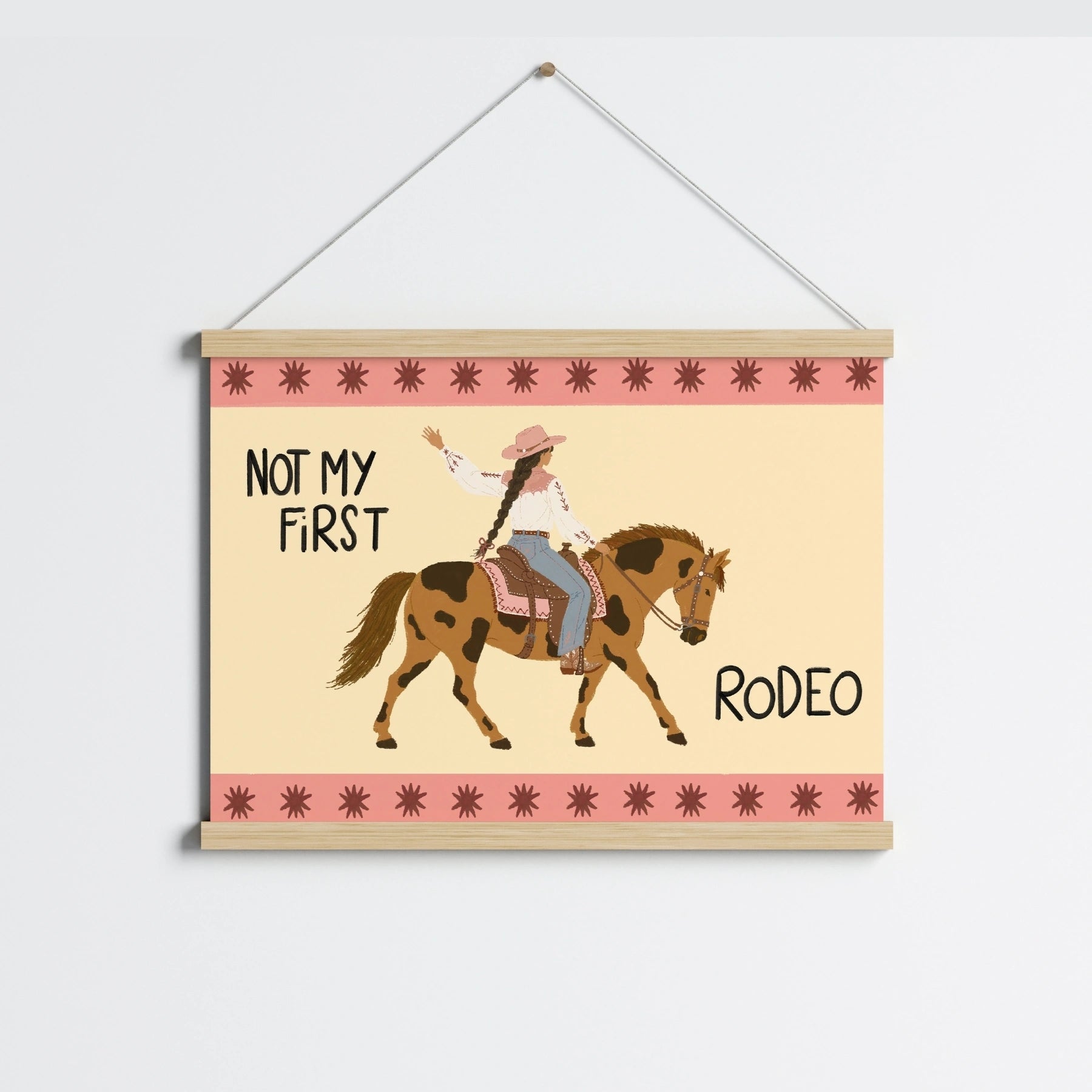 Cowgirl Rodeo Print