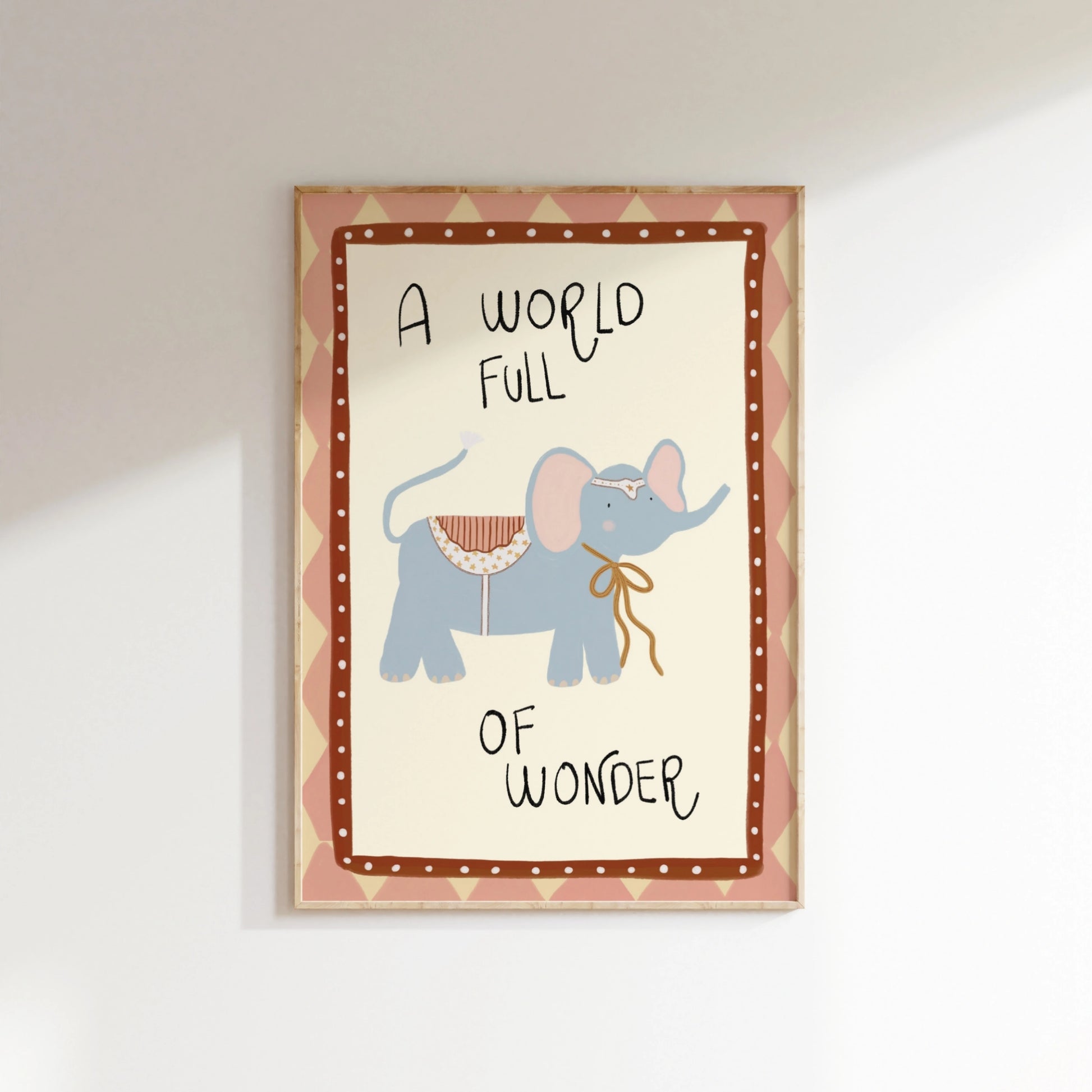 A World Full of Wonder Nursery Print, Vintage Nursery Decor