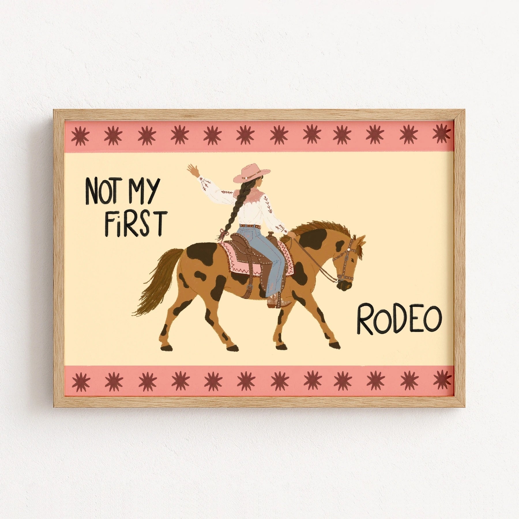 Cowgirl Rodeo Print